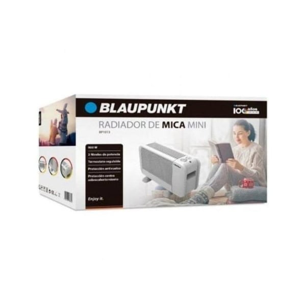 Mica-radiator Blaupunkt BP1007 900W mini med termostat och dubbel skydd