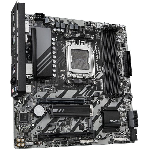 Moderkort - GIGABYTE - B840M DS3H WF6 - Format Micro-ATX - Chipset AMD B840 - DDR5 & PCIe 5.0 - WiFi 6