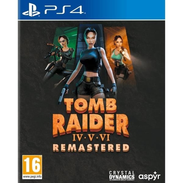 Tomb Raider IV-VI Remastered med Lara Croft - PS4-spel Tomb Raider IV-VI Remastered med Lara Croft - PS4-spel