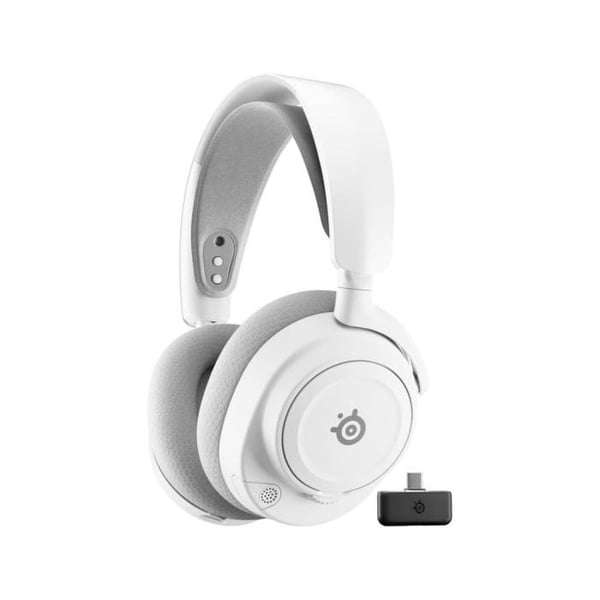 Steelseries Arctis Nova 7 Gen 2 trådlösa Bluetooth- och Wireless hörlurar för gaming med brusreducering Vit