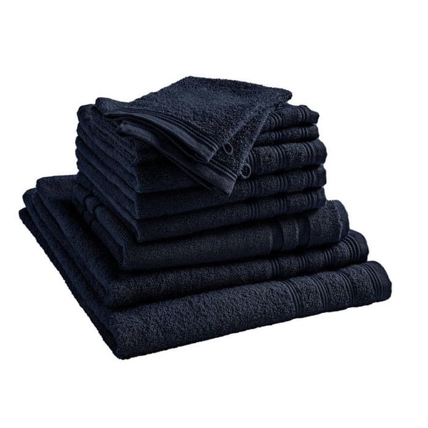 Komplett paket 10 delar "Spa" badrum / 400 gr/m² - "Spa" Blå Natt