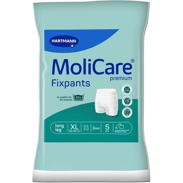 Fixpants Inkontinens - HARTMANN - Modell XL - 5 stycken - Medicinsk hjälp - Urinär