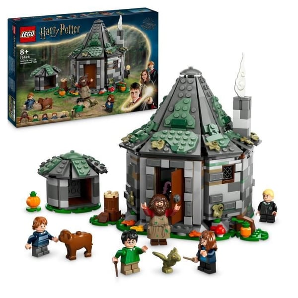 LEGO Harry Potter 76428 Hagrids stuga: ett oväntat besök, fantasileksak