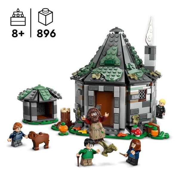 LEGO Harry Potter 76428 Hagrids stuga: ett oväntat besök, fantasileksak