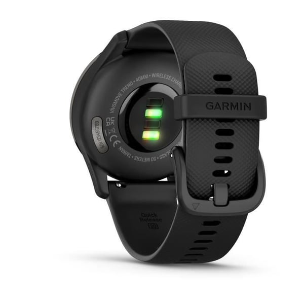 GARMIN vivomove Trend Smartwatch - Silikone - Sort WW