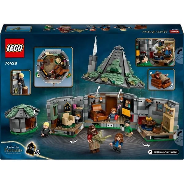 LEGO Harry Potter 76428 Hagrids stuga: ett oväntat besök, fantasileksak