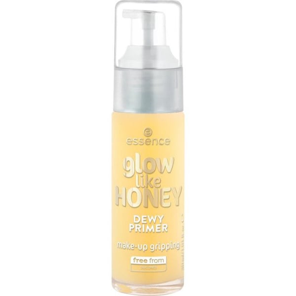 Bas - ESSENS - Primer Dewy Glow Like Honey - Honungsgul - 30 ml - Luminös finish