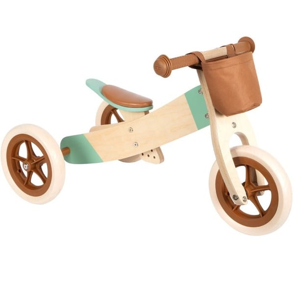 Tricycle/Draisienne - SMALL FOOT COMPANY - Maxi Brun karamell - Evolutiv - 3 hjul - 50 kg max