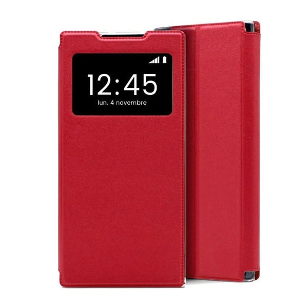 1001Coques - Foliofodral i konstläder kompatibelt med Xiaomi Mi 9 Lite - Magnetstängning - Stödfunktion
