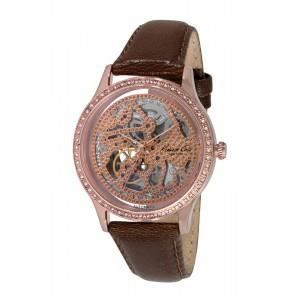 Automatisk Klocka - Kenneth Cole - IKC2886 - Dam - Rosa - Boett i Rostfritt Stål 38mm