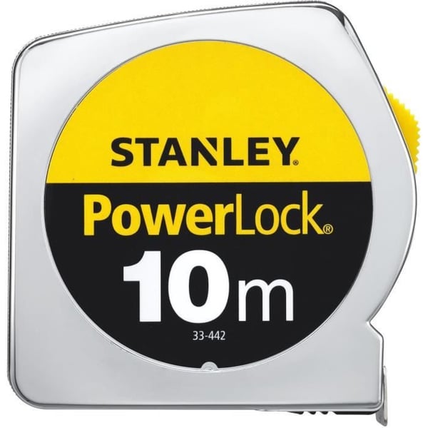 Målebånd - STANLEY - 1-33-442 - 10 m x 25 mm - Powerlock Classic ABS