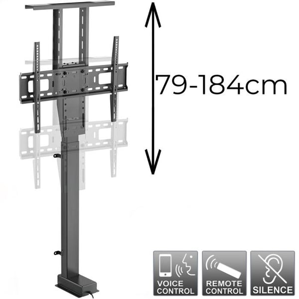 Elektrisk utdragbart stöd - Maclean - MC-866T - 37''-80'' - VESA 600x400 - 60kg max