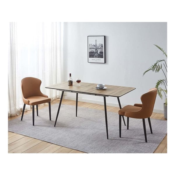 Set av 2 Stolar "Tina" - Brun