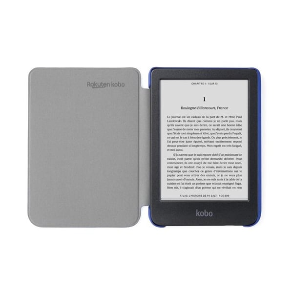 Kobo Læseaccessories Etui Basic Sleepcover Clara Farve/BW - Kobaltblå