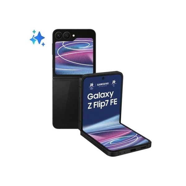 Samsung Galaxy Z Flip7 FE Fällbar Smartphone Svart 6.7" 8GB RAM 128GB