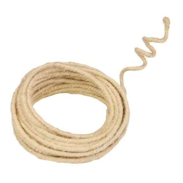 MégaCréa DIY - Beige jute snöre 0,2 cm x 3 m