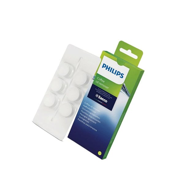 Philips Saeco kaffeavfettningstabletter, månatligt underhåll av kaffemaskin, 6 count (CA6704/10)