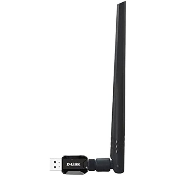 USB Wi-Fi-adapter - D-LINK - DWA-137 - N300 - 5 dBi löstagbar antenn - WPS - Windows/Mac/Linux-kompatibel