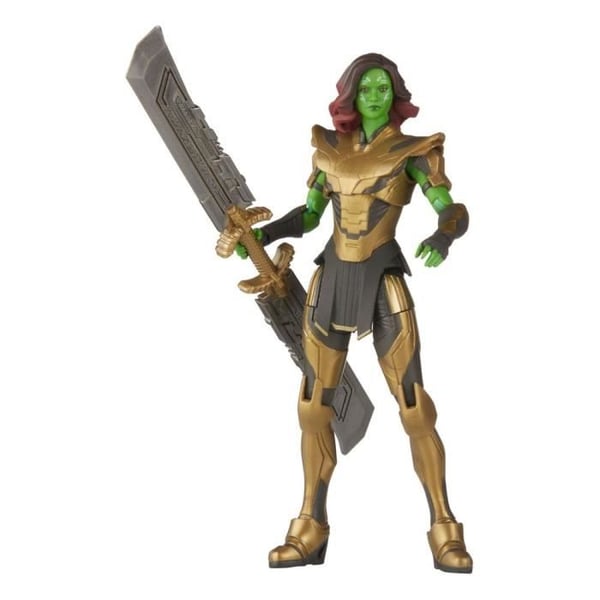 Warrior Gamora statyett - HASBRO - Marvel Legends - What If... - Premium dekoration - Artikulationspunkter