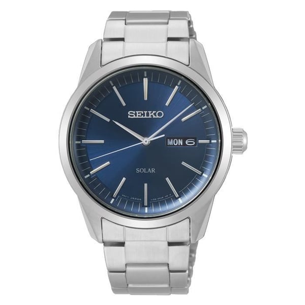 Klocka - SEIKO - SNE525P1 - Solenergi - Rostfritt stål - Vattentålig 10 bar