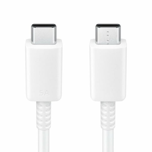 Snabbladdningskabel - SAMSUNG - Typ-C - 5A - 1m - Vit