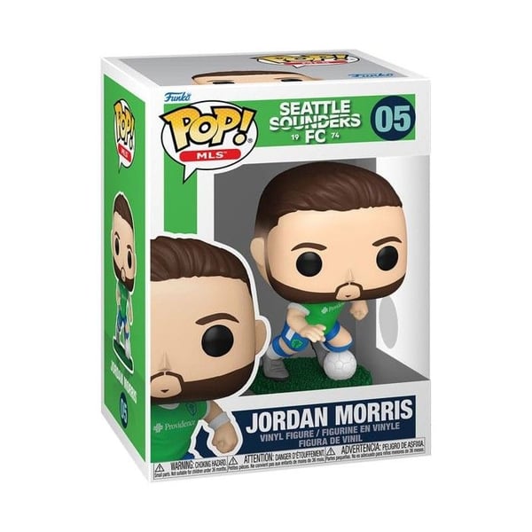 Funko - Fotboll - Figurfigur POP! Sounders Jordan Morris 9 cm