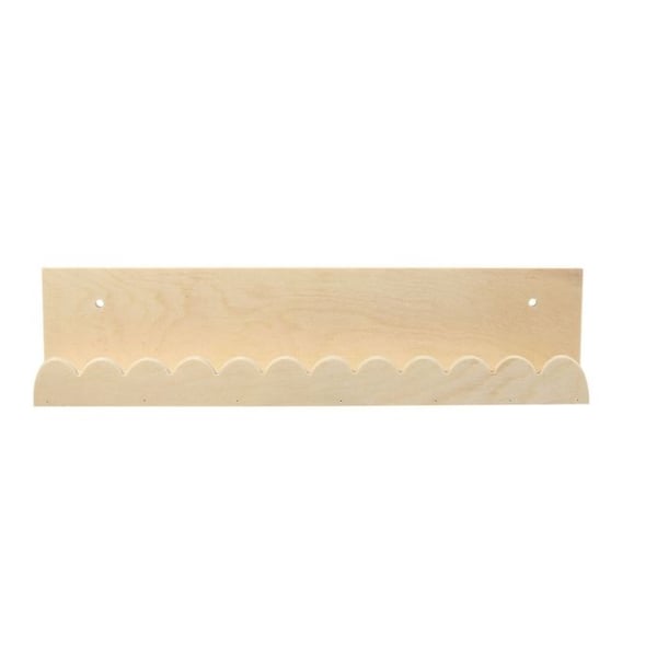 Hylla - Graine Créative från PW - Festoon - Naturligt trä - 41,8 cm x 9 cm x 8 cm - Anpassningsbar