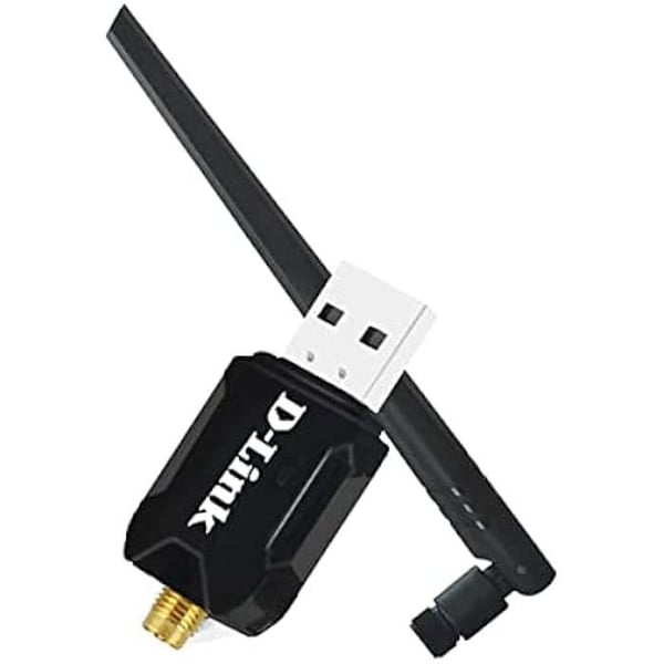USB Wi-Fi-adapter - D-LINK - DWA-137 - N300 - 5 dBi löstagbar antenn - WPS - Windows/Mac/Linux-kompatibel