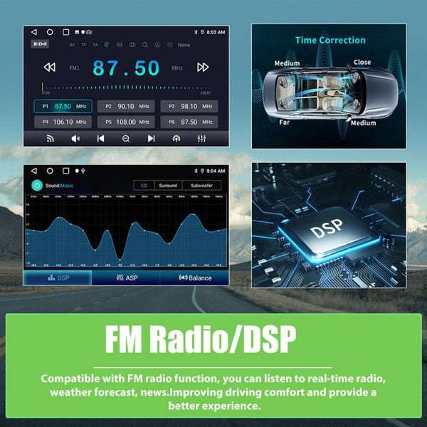 AWESAFE Android 13 bilradio för ALFA ROMEO MITO (2008-2019) 2Go+32Go med 7'' pekskärm Carplay Android Auto GPS WiFi FM