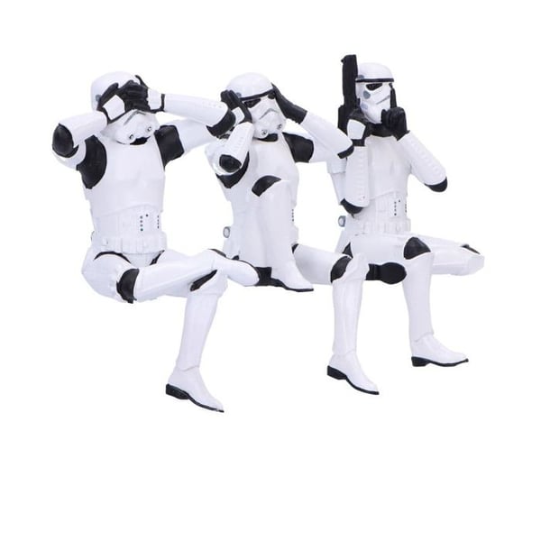 Nemesis Now - Original Stormtrooper - Figurer Tre Vise Sittande Stormtroopers 11 cm