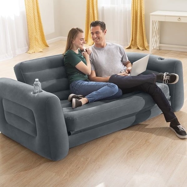 PULL-OUT SOFFA ILMAKUMMITTAVA 203X224X66 CM INTEX 66552