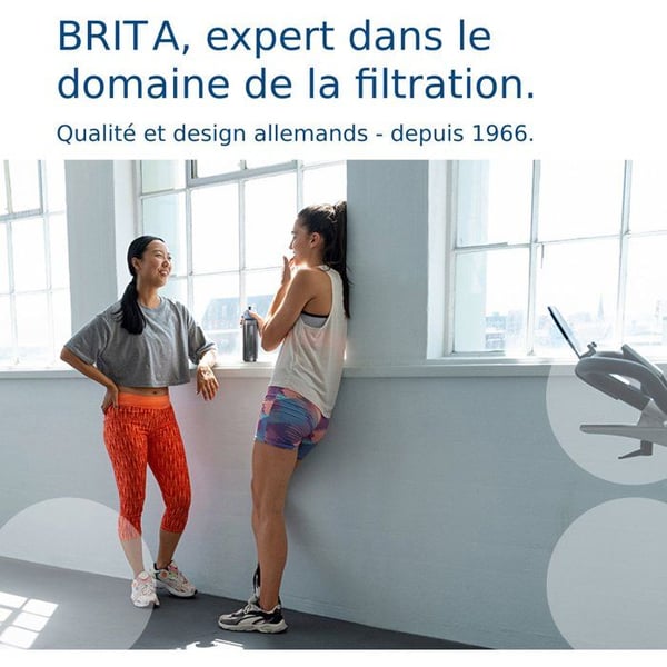 Aktivt filtreringssystem 0,6 l + 2 mikrodiskar ingår Brita 1052248