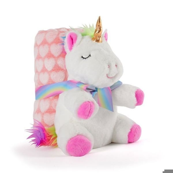 Täckning - Perletti - Tiara Unicorn - Söt - Plysch - Blandet