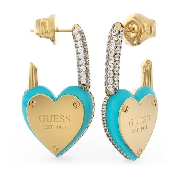 Örhängen GUESS JUBE04203JWYGTQT-U Stål Dam Guld