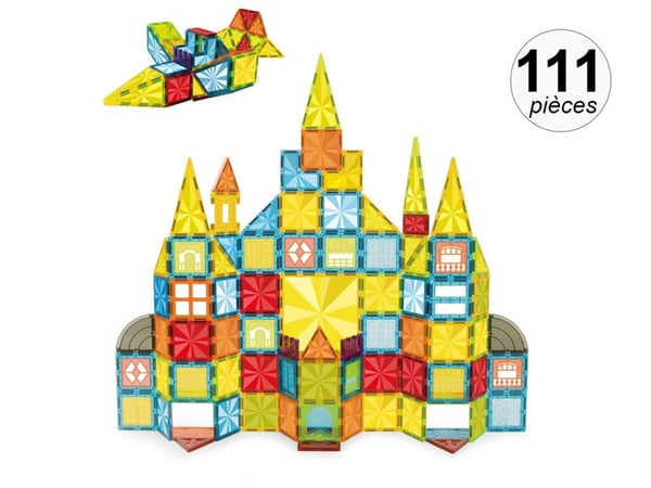 Byggset - AVIZAR - Imagine XL - 111 bitar - Flerfärgad - Ultrastarka magneter