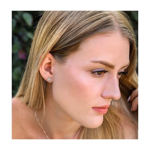 Silversmycken med kubisk zirkon AGUP2351L-W