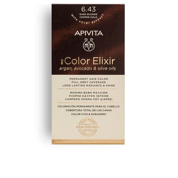 MIN FÄRG ELIXIR permanent färg #6.43 1 u