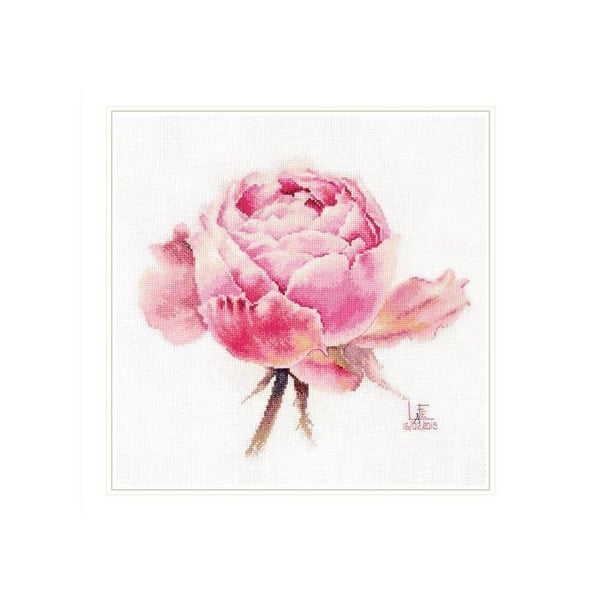 Alisa broderikit "Akvarellrosor. Utsökt ros" 26x24 cm