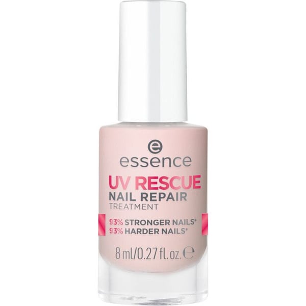 Nagellack - ESSENCE - UV Rescue Nail Repair Treatment - 8 ml - Ljusrosa - Stärker, jämnar ut och skyddar