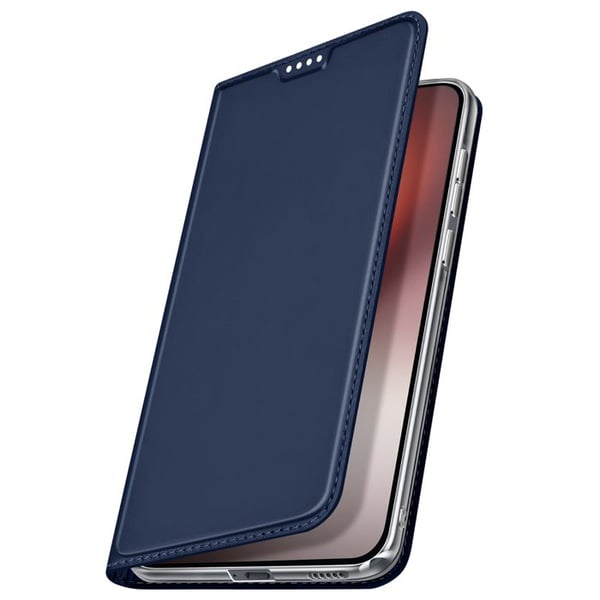 Fodral med lock för Honor Magic 8 Lite med kortfack, Skin Pro-serien Dux Ducis, Mörkblå