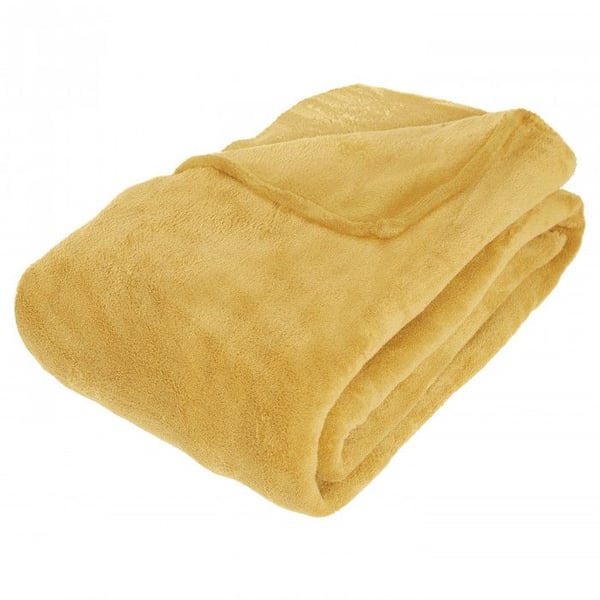 Mikrofiberfilt 180 x 230 cm Atmosphera - Okra