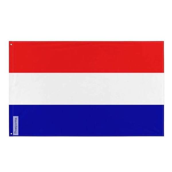 Revolutionärt flagga för avrättningen av Louis XVI – 60 x 90 cm – Polyester – Järnöglor – Hållbar