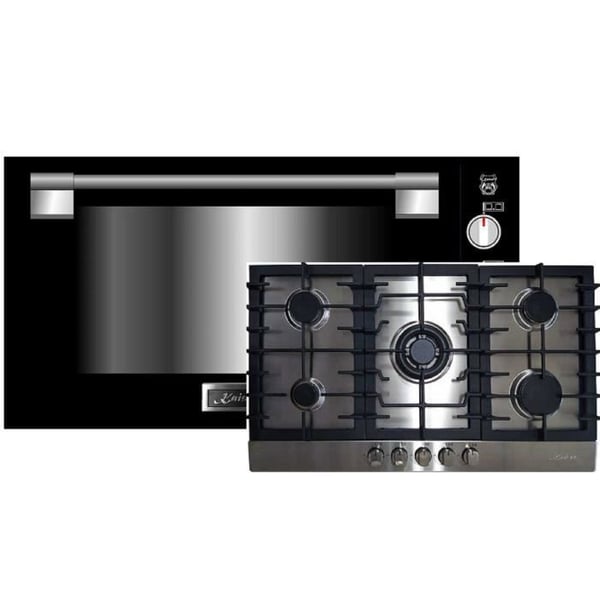 Inbyggd gasspis - Kaiser - EG 9371 - 90 cm - Elektrisk grill - Självrengöring pyrolys