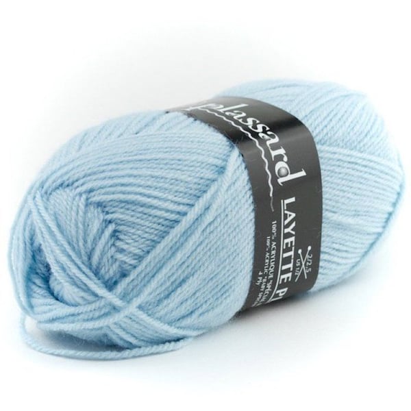 Plassard - Garnboll Layette Plus 326 Blå Speciell Baby