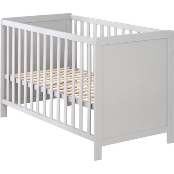 Säng Baby 2 i 1 - ROBA - Självständig och Co-sleeping - Justerbar sängbotten - Taupe