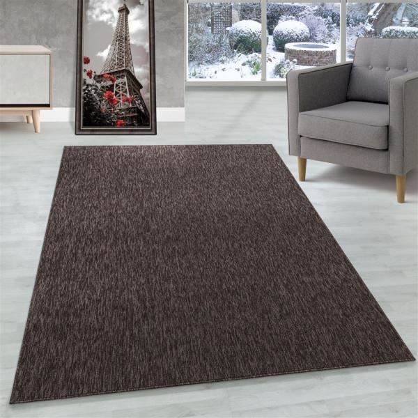 Tapis - NIZZA - 1800 BRUN - Marron - 120x170 cm - Höjd av 5mm Tapis - NIZZA - 1800 BRUN - Marron - 120x170 cm - Höjd av 5mm