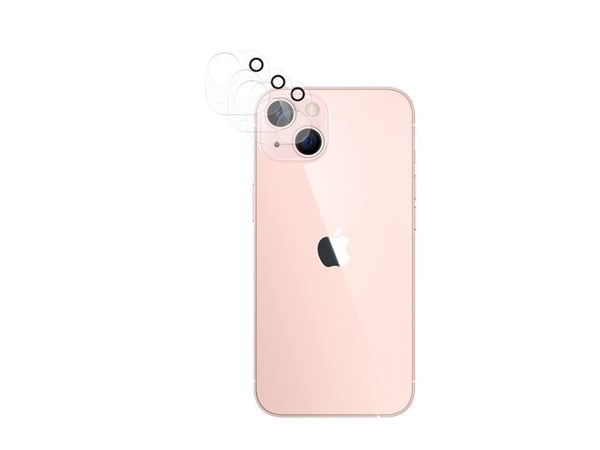 3-pack skydd för objektiv Apple iPhone 13 Mini i härdat glas, transparent