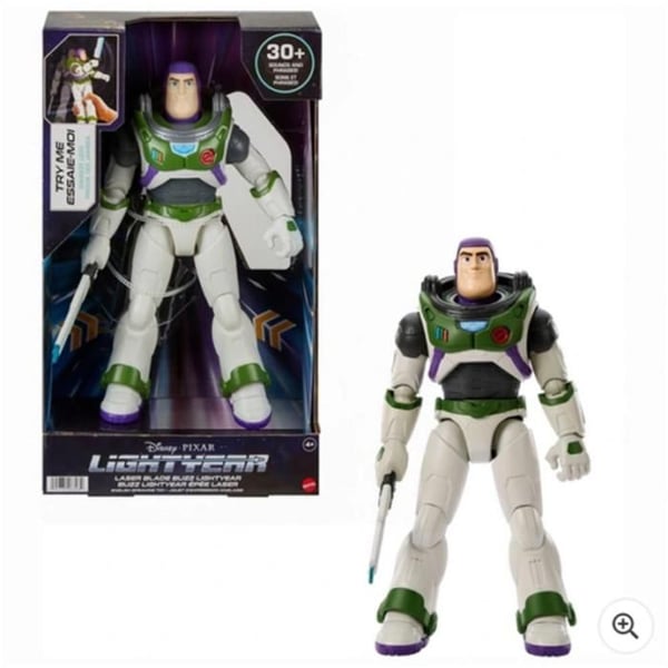 Disney Pixar Buzz Lightyear Láser Blade +30 Ljud Originala
