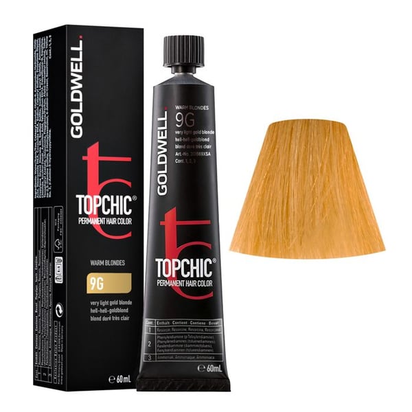 Hårfärg - GOLDWELL - Topchic - Tube 60ml - 9G - Kräm - Alla hårtyper