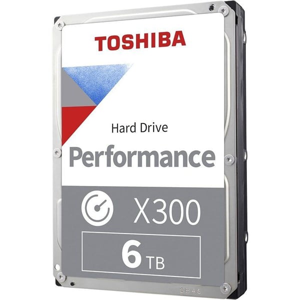 TOSHIBA - X300 - Intern hårddisk - 6TB (512MB) - 7200 varv/min - Prestandahårddisk